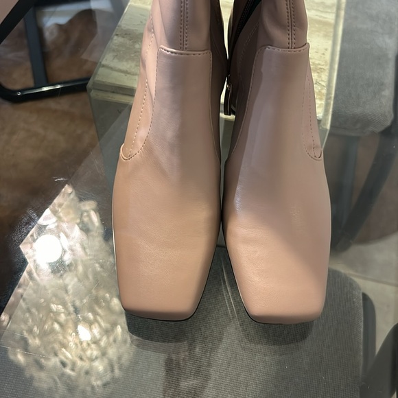 Franco Sarto Over Knee Nude Thigh high Boots Taupe US 8 - Picture 5 of 13